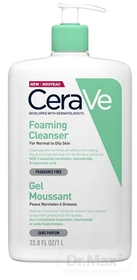 CeraVe ČISTIACI PENIVÝ GÉL 1x1 l, na normálnu až mastnú pleť
