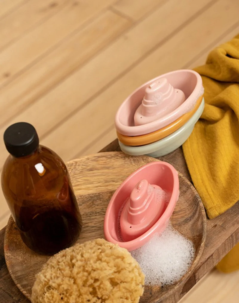 LITTLE DUTCH Loďky do vody Pink 1×1 ks