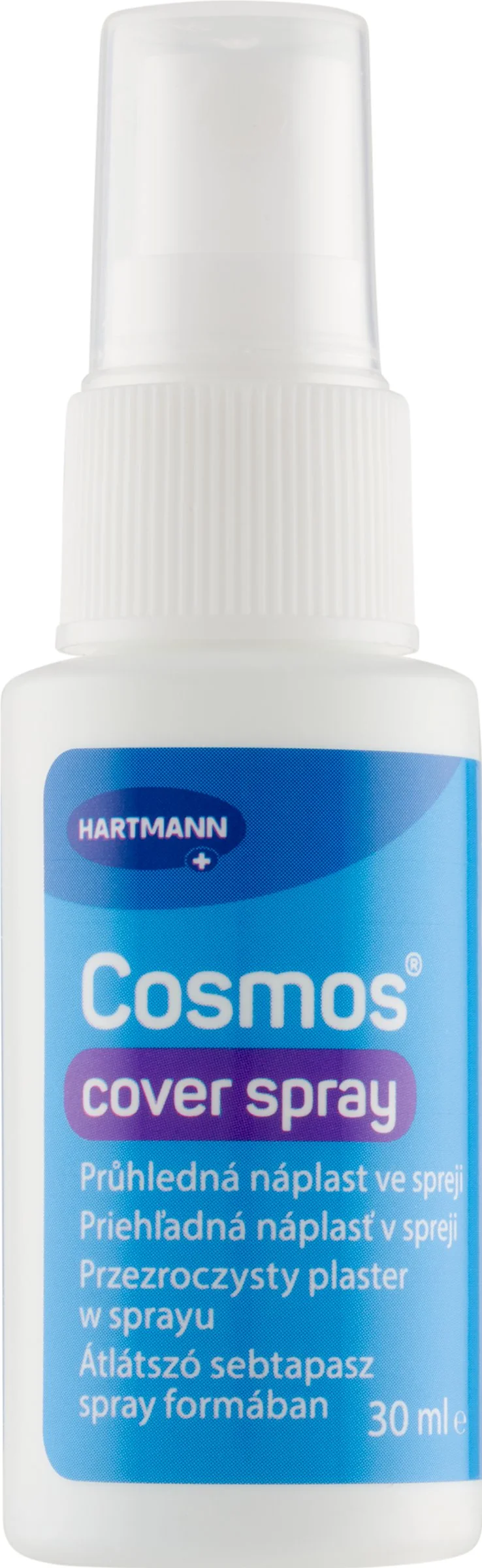Cosmos Cover spray priehľadná náplasť v spreji 1×30 ml, náplasť v spreji