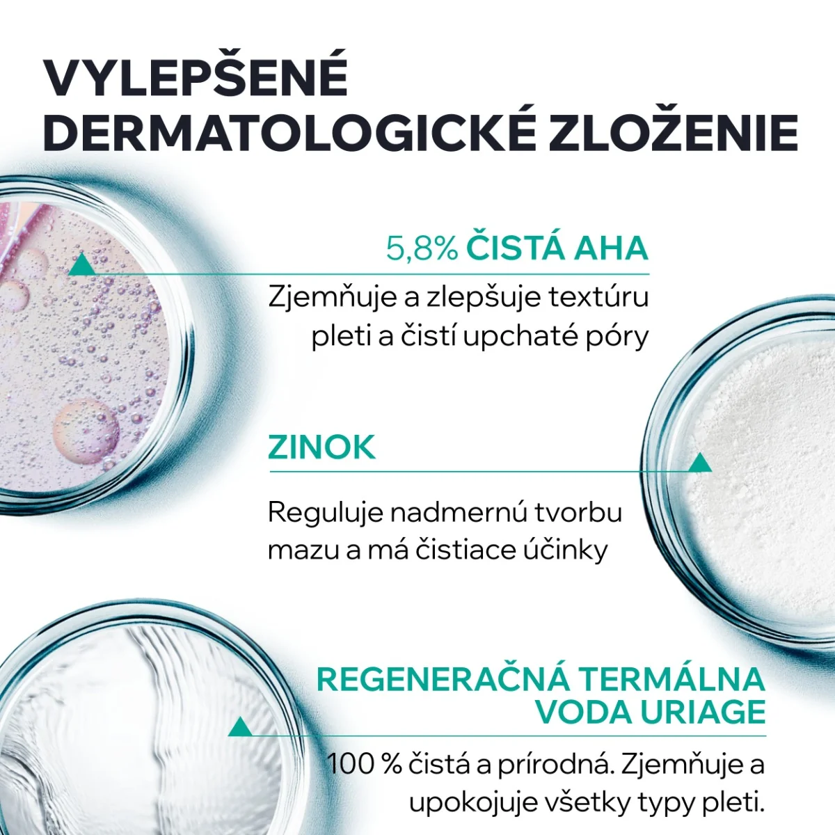 URIAGE HYSÉAC New Skin Serum 1×30 ml, sérum na mastnú pleť s nedokonalosťami