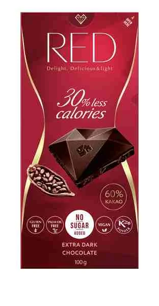RED Extra horká čokoláda 60% 1×100 g, horká čokoláda