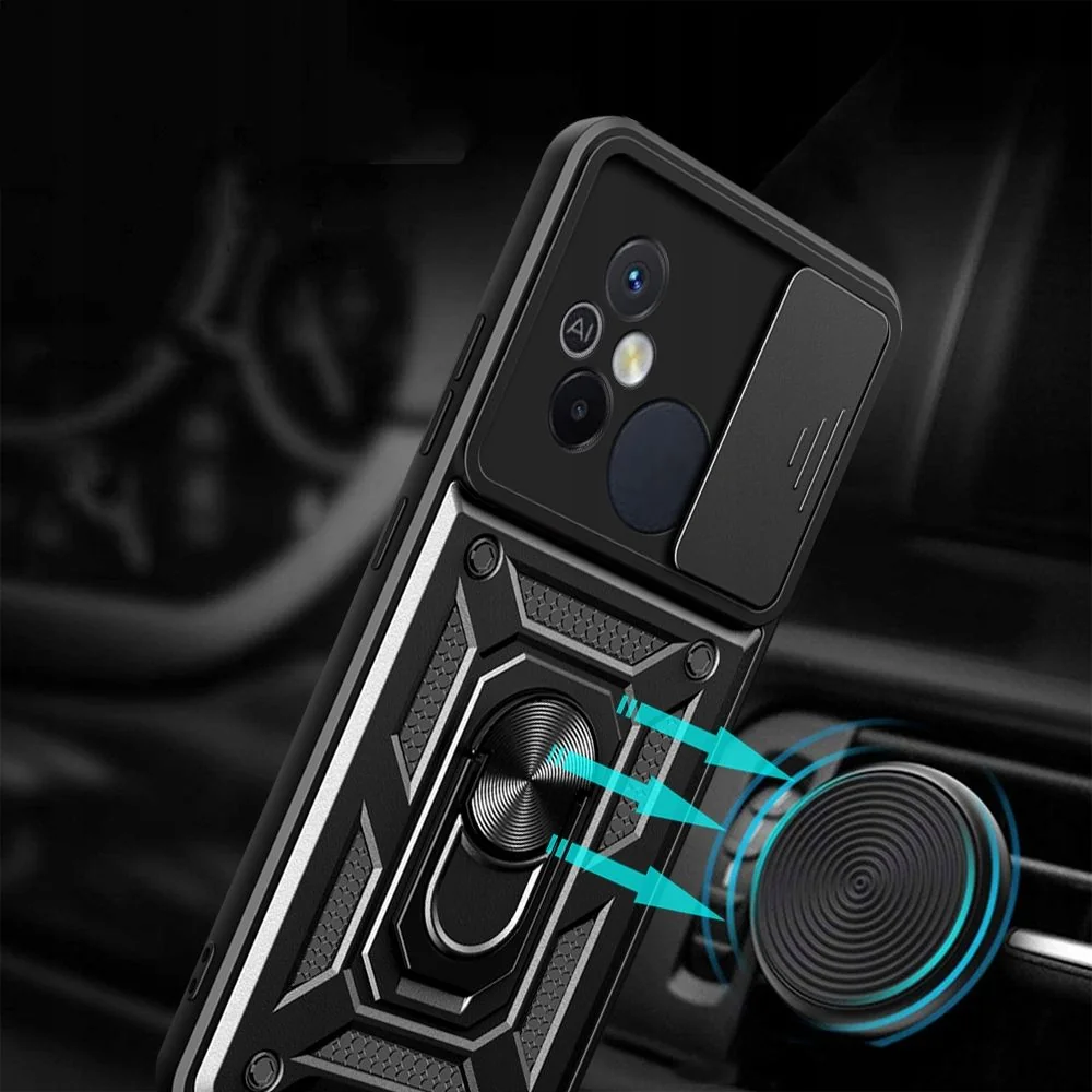 Tech-Protect Camshield kryt na Xiaomi Redmi 12C čierny