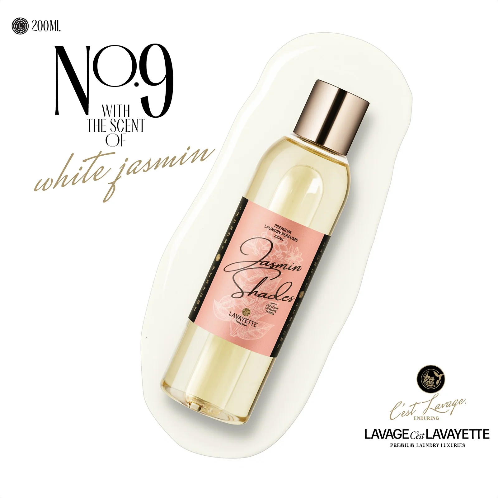 Parfum do prania Jasmin Shades 09 s vôňou jazmínu - 200ml