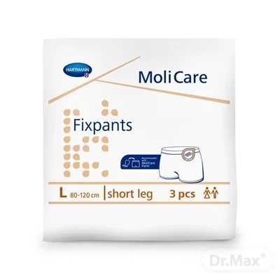 MoliCare Fixpants short leg L 1×3 ks, fixačné nohavičky (80-120 cm)