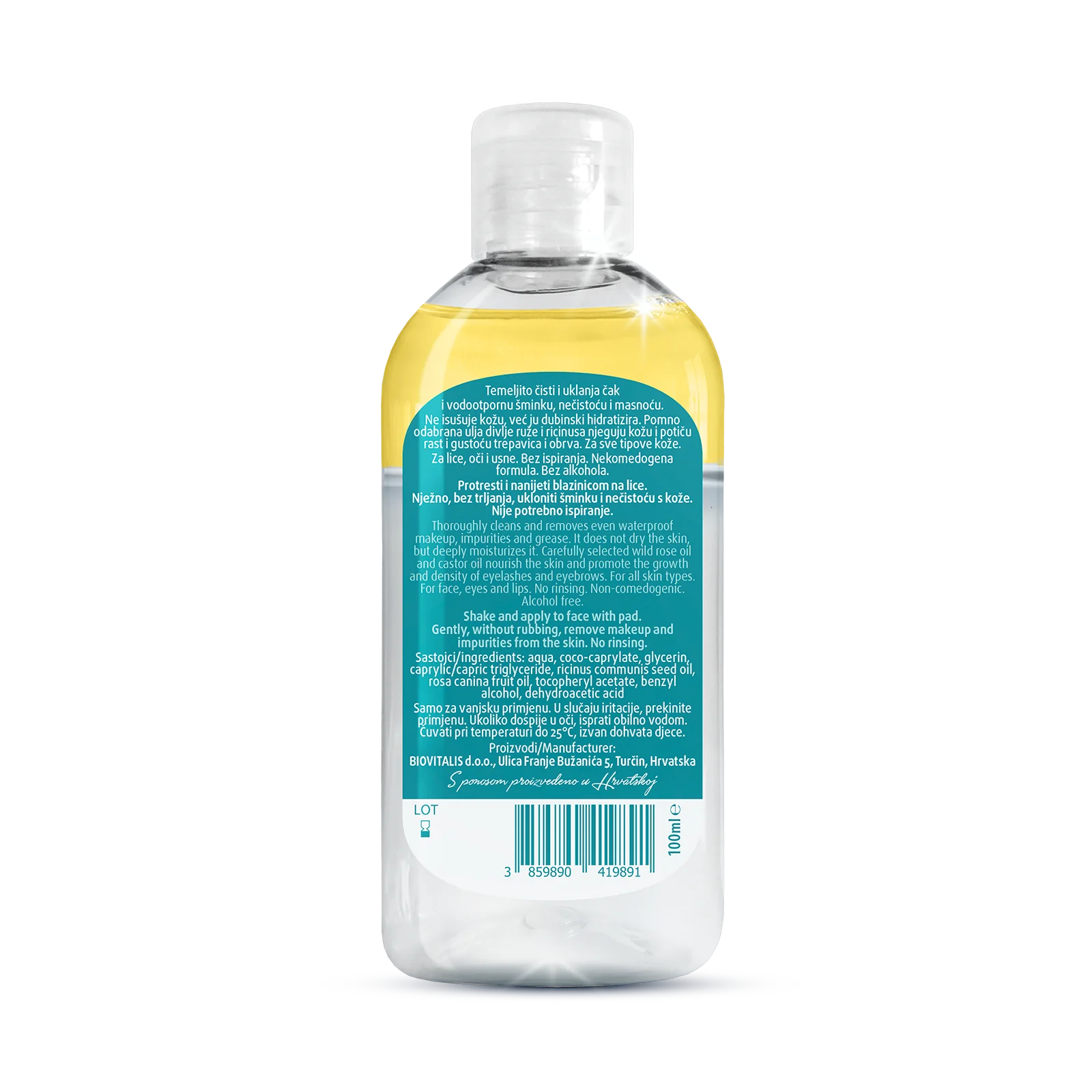 BIOVITALIS® Dvojfázová micelárna voda 1×100 ml, micelárna voda