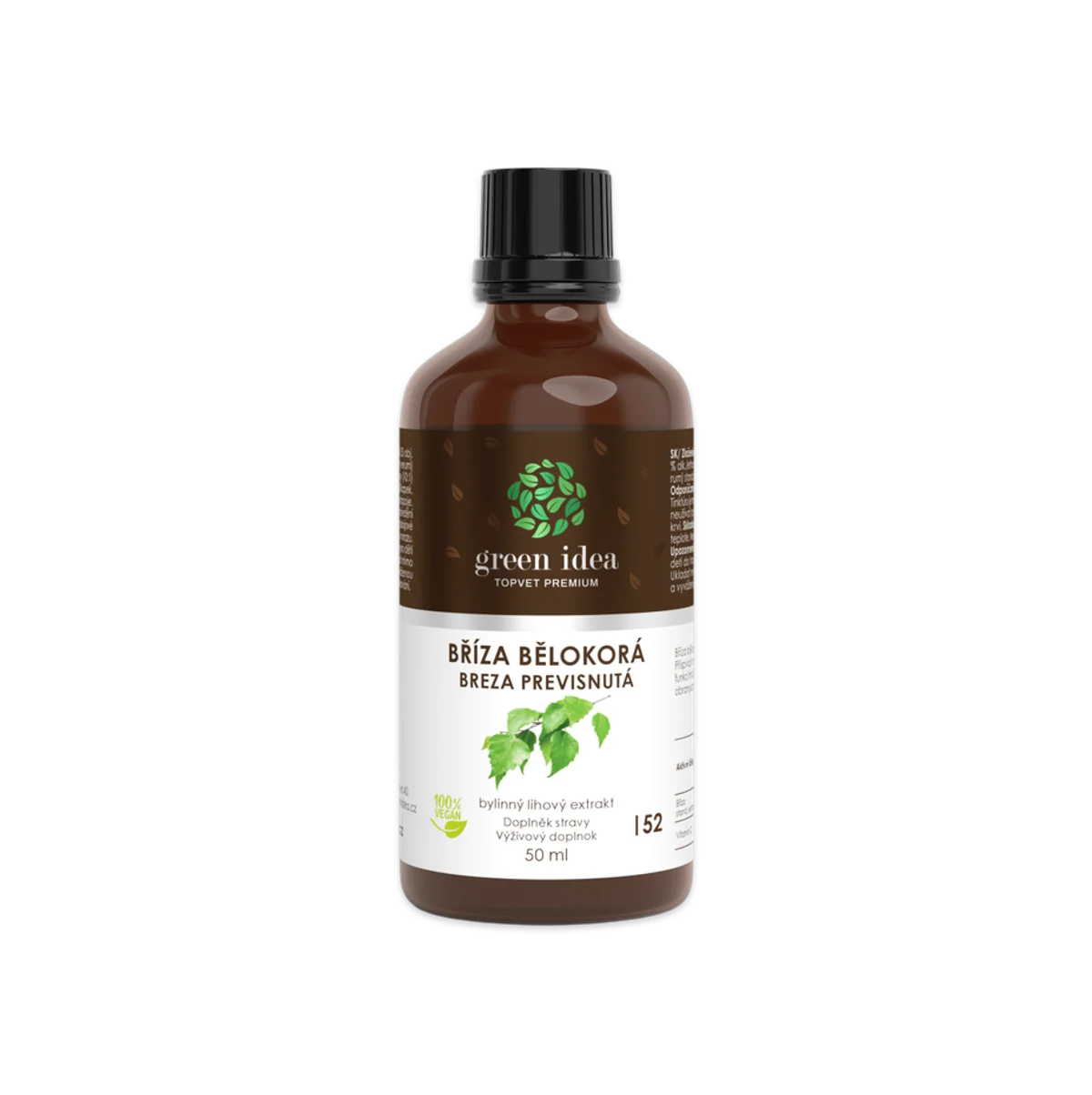 Breza previsnutá tinktúra – kvapky 50 ml – Green idea