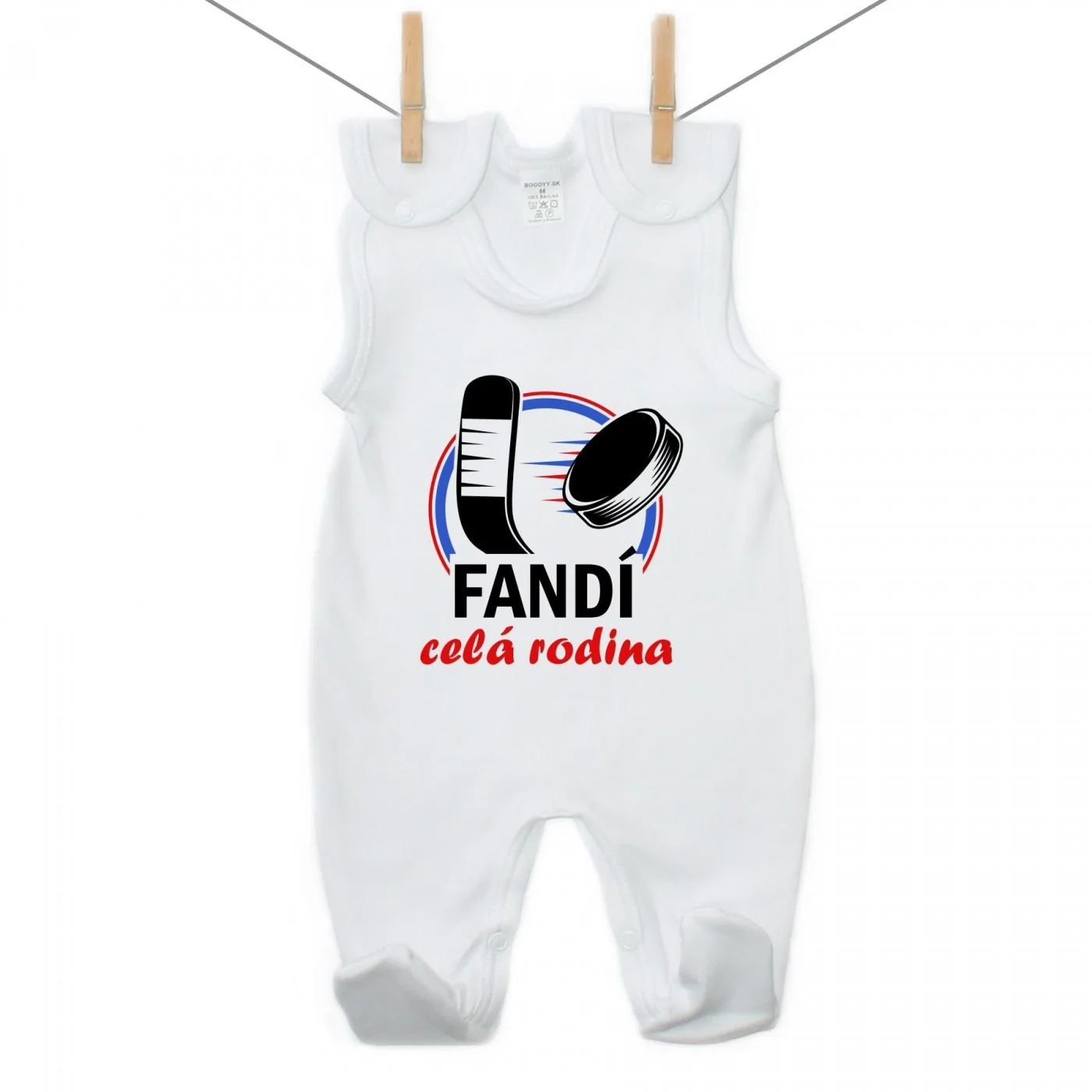 Boodyy Dupačky Fandí celá rodina Veľkosť: 74