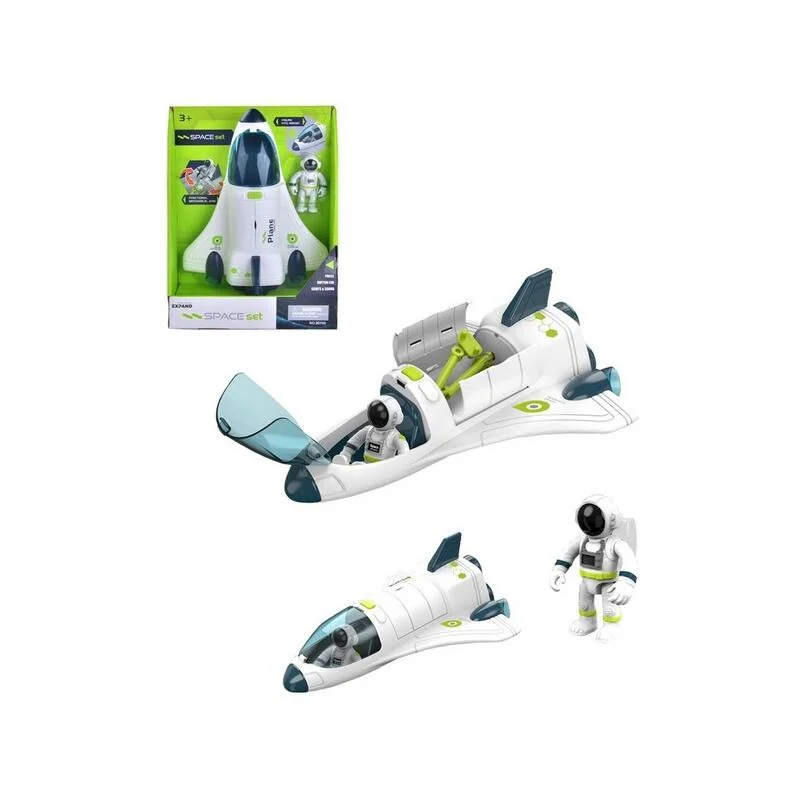 MADE - Vesmírna raketa s príslušenstvom, 24 cm, na batérie