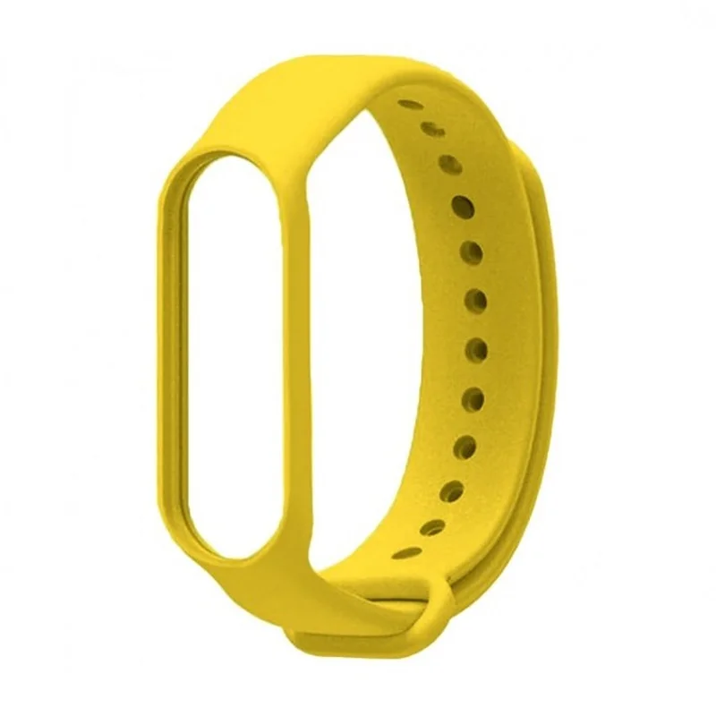 BStrap Silicone remienok na Xiaomi Mi Band 5/6/7 yellow