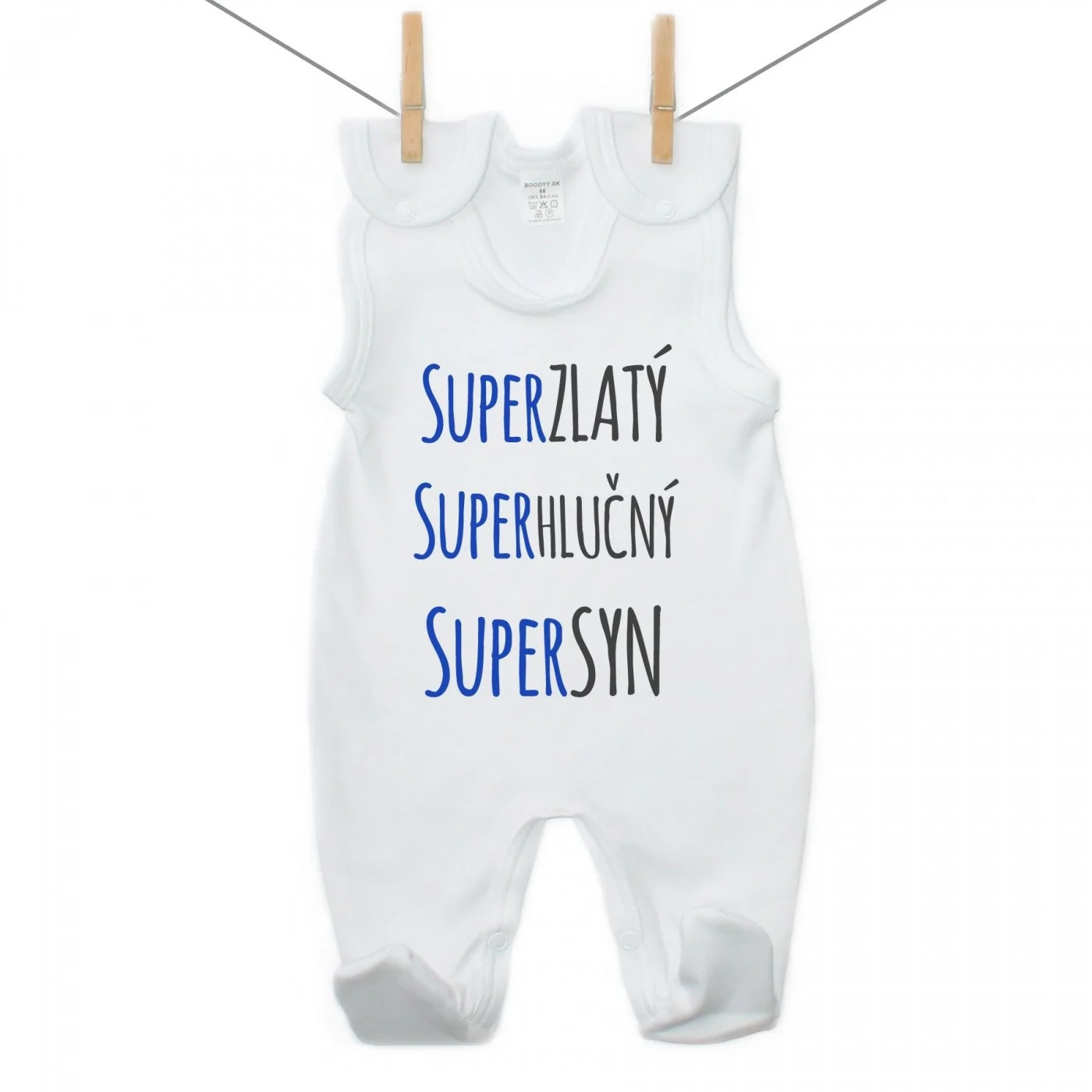 Boodyy Dupačky Super zlatý, super hlučný, super syn Veľkosť: 56