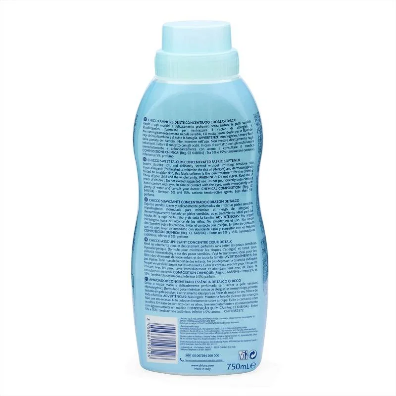 CHICCO Aviváž koncentrovaná Sladký Púder 750 ml (6×30 praní) 6×750 ml, aviváž