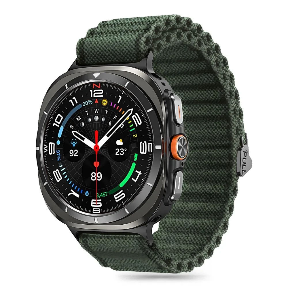 Tech-Protect Weave Pro remienok na Samsung Galaxy Watch Ultra 47mm, gr een