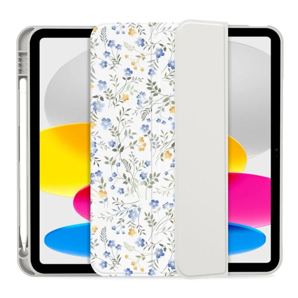 Tech-Protect SC Pen puzdro na iPad 10.9'' 10gen 2022 / 11'' 11gen 2025 , spring flowers