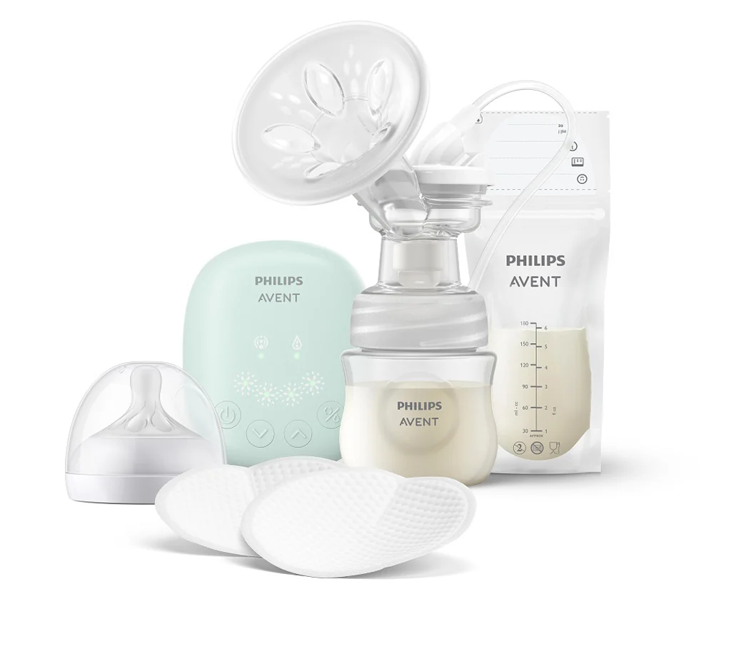 Philips AVENT Odsávačka materského mlieka elektrická sada Essential SCD323/20+Darček 1 set