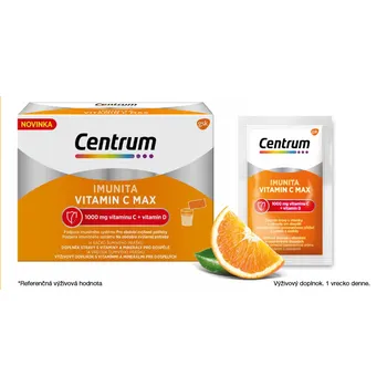Centrum Imunita Vitamin CMAX 1×14 ks, s vysokým obsahom vitamínu C a D