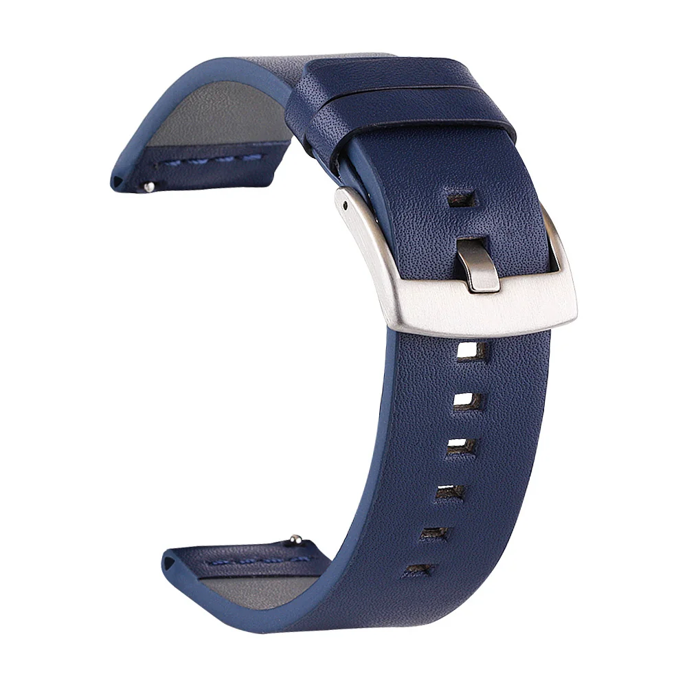 BStrap Fine Leather remienok na Huawei Watch GT2 Pro blue