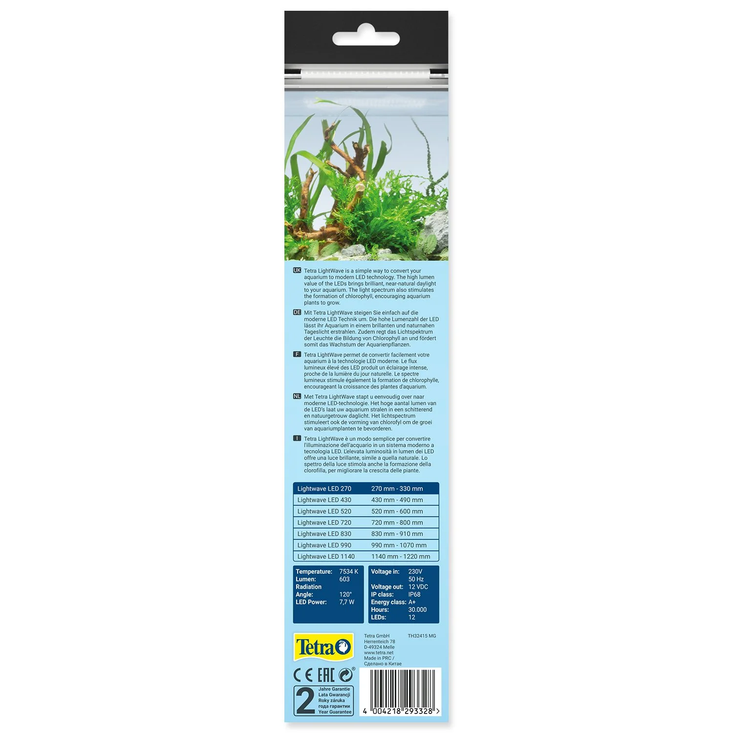 Osvetlenie Tetra Light Wave Single 270