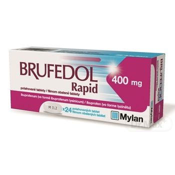 Brufedol Rapid 400 mg 1×24 tbl, liek