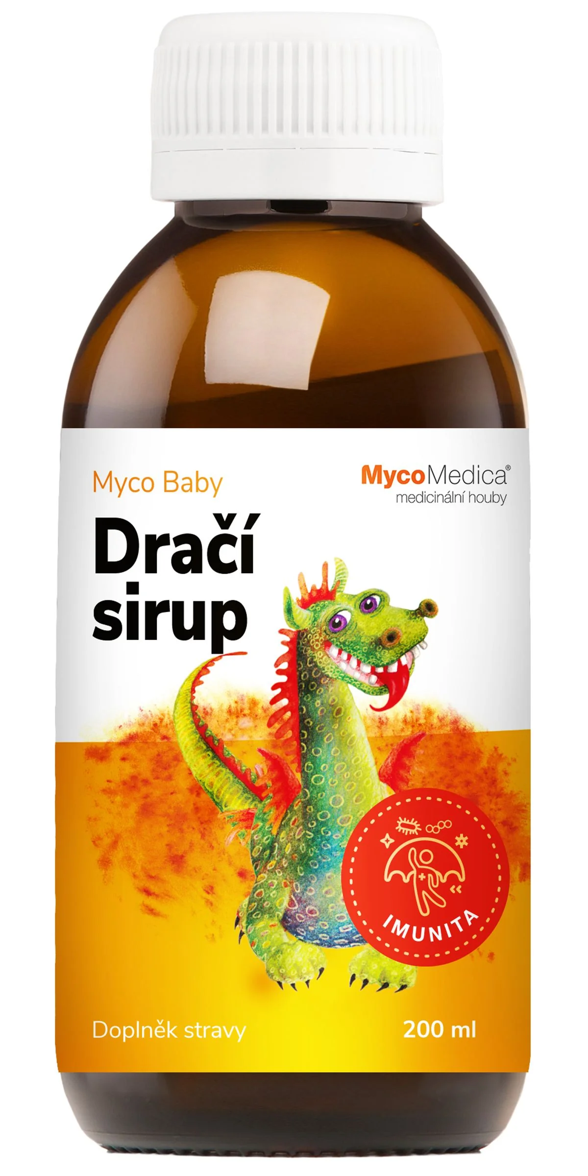 Mycomedica Mycobaby Sirup 200ml 1×200 ml, výživový doplnok