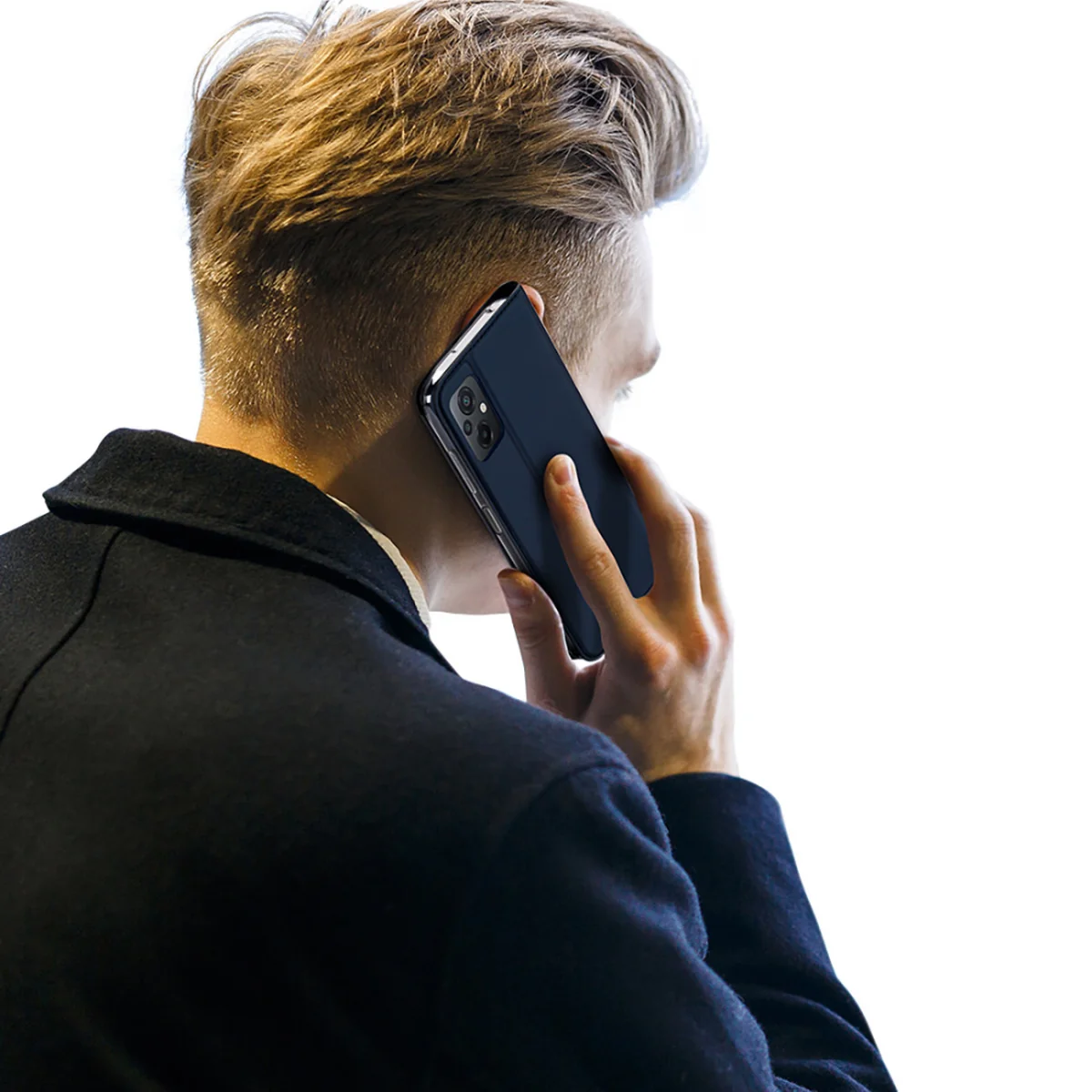 Dux Ducis Skin Pro knižkové puzdro na Xiaomi Poco M5 modré