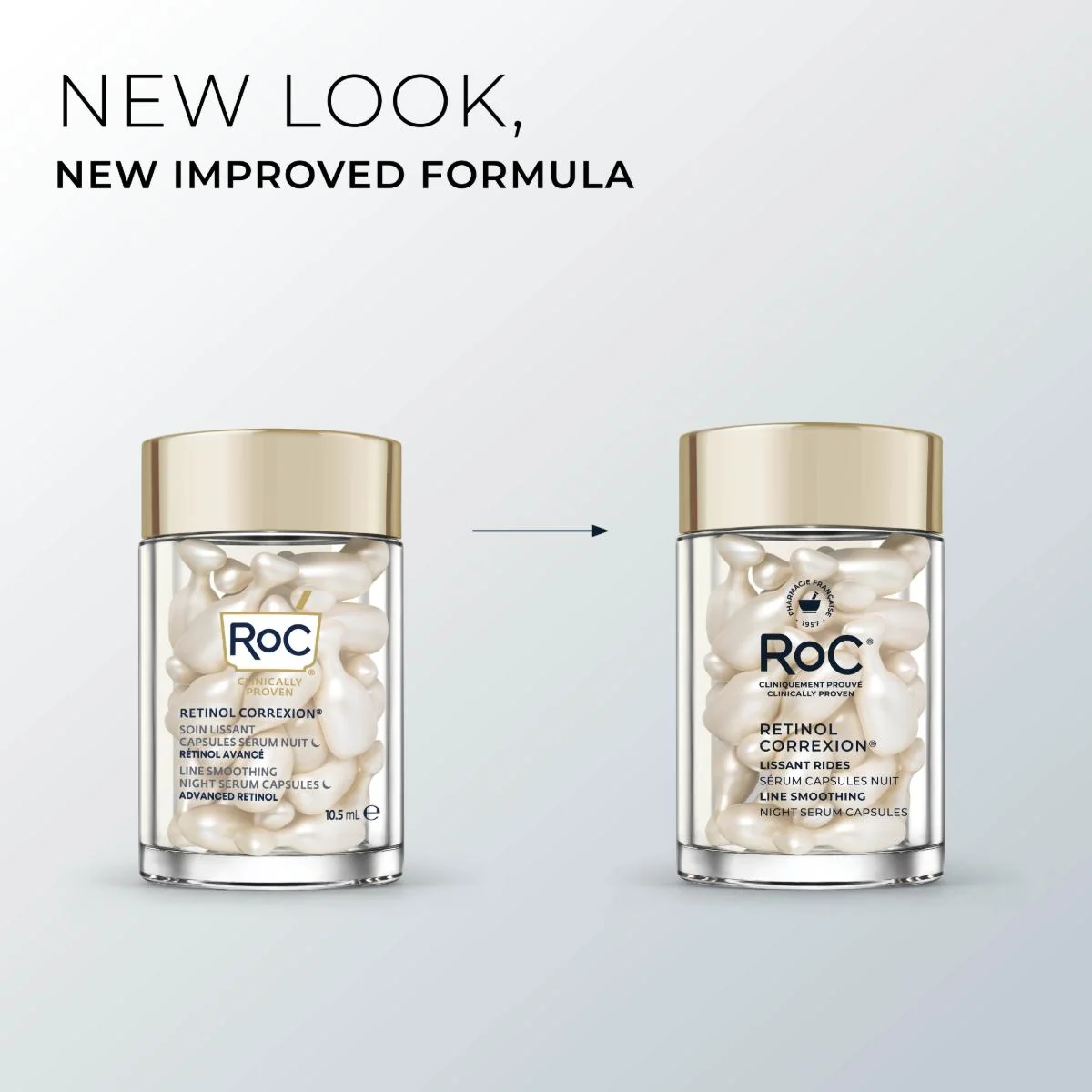 RoC Retinol Correxion Vyhladzujúce retinolové kapsuly, 30 ks 30 ks