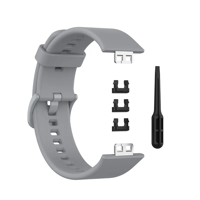 BStrap Silicone remienok na Huawei Watch Fit gray