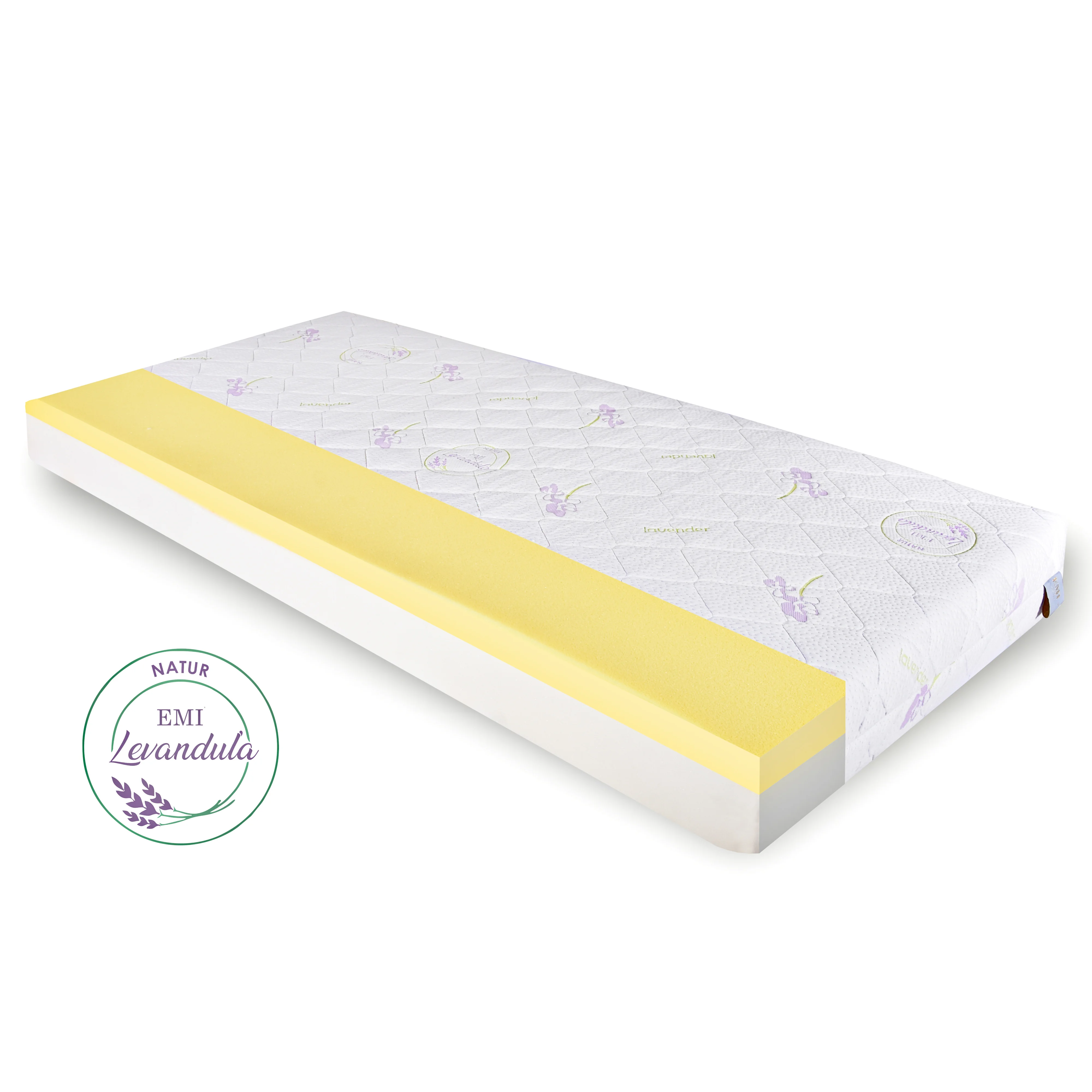 EMI Matrac Memory Lavender 90×200 cm 1×1 ks, penový matrac