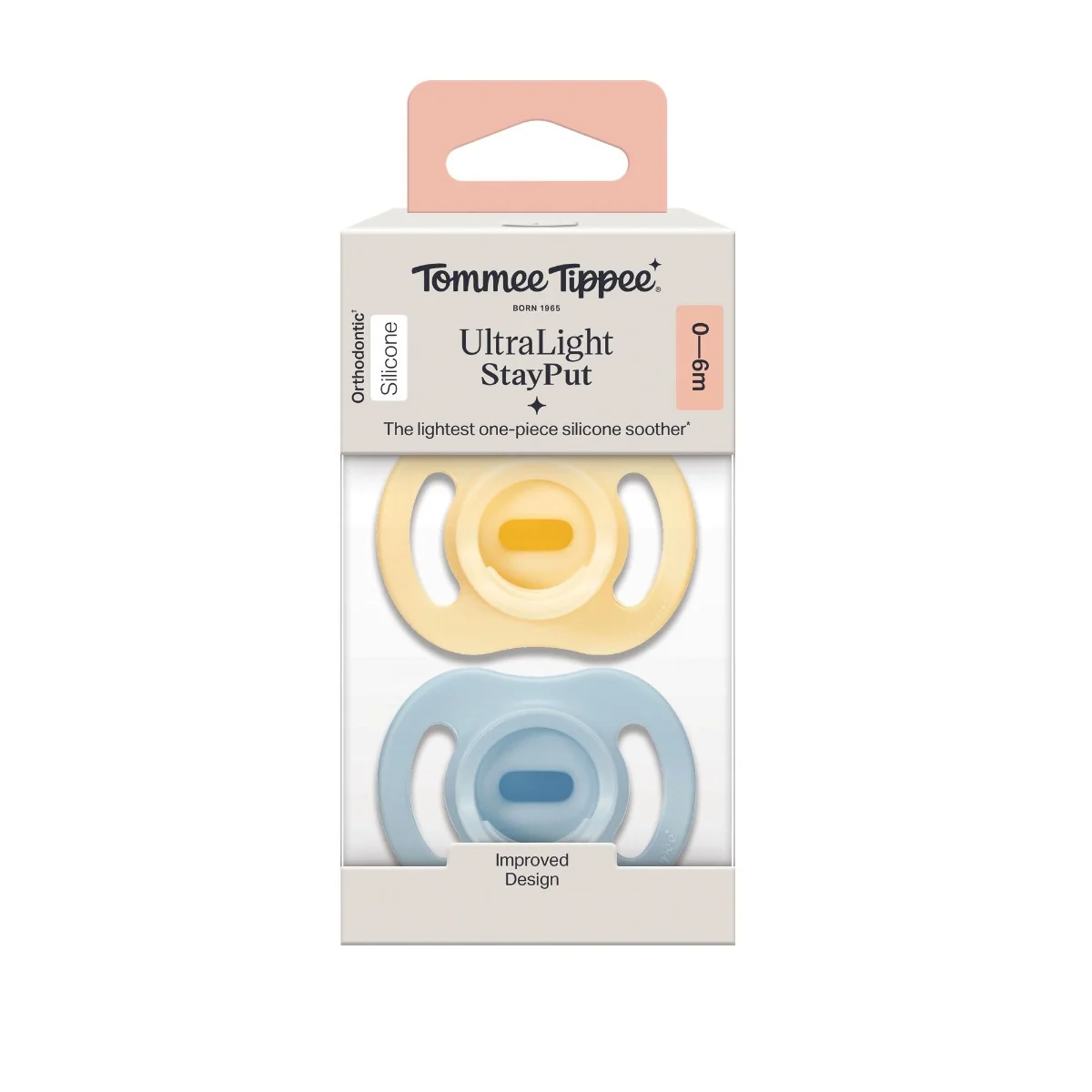 Tommee Tippee Silikónový Cumlík Ultra-light 0-6m 2 ks
