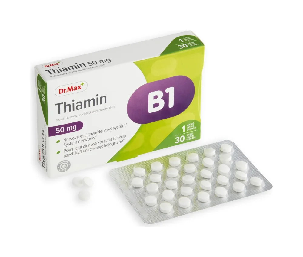 Dr. Max Tiamín 50 mg 1×30 tbl, výživový doplnok
