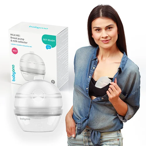 BABYONO Odsávačka a zberač materského mlieka Milk Me 2v1 1×1 ks, odsávačka
