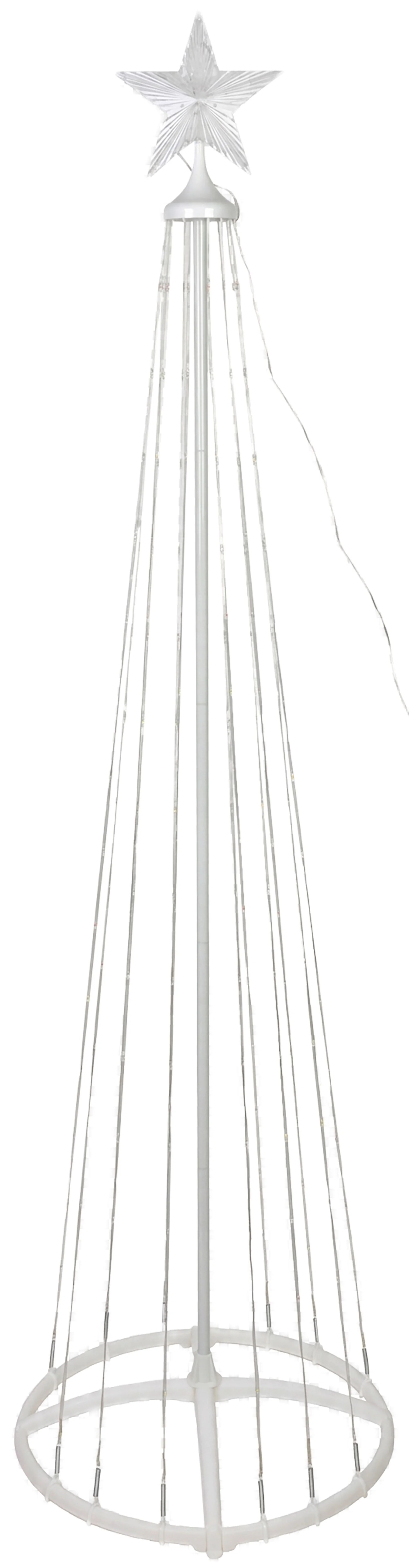 MagicHome vianočný LED stromček, 1 ks 190 LED mix farieb, plast-meď, 50x180 cm