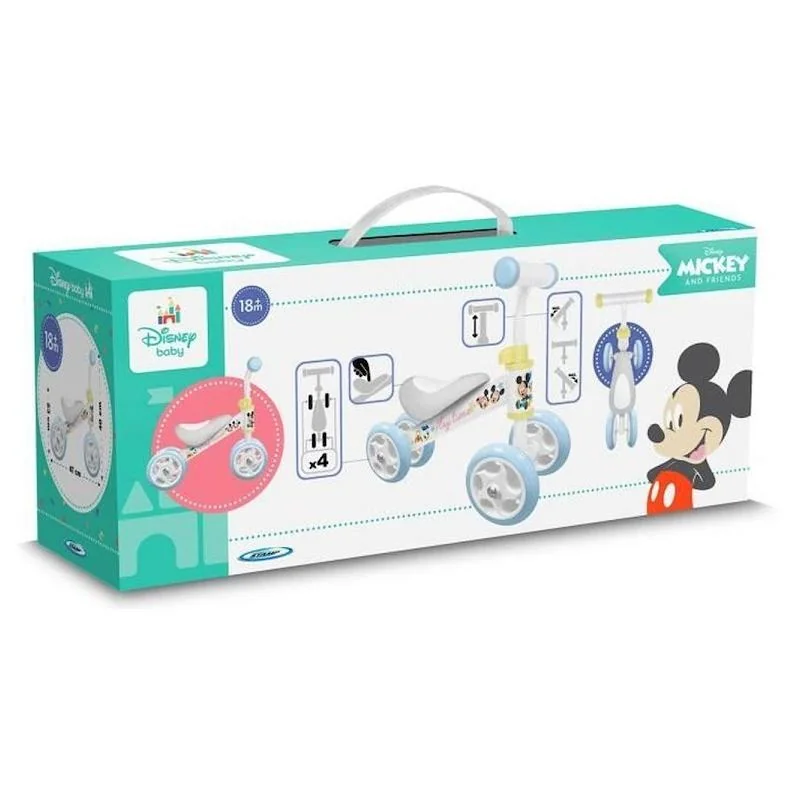 Odrážadlo Disney Play Time Mickey 4-kolesová