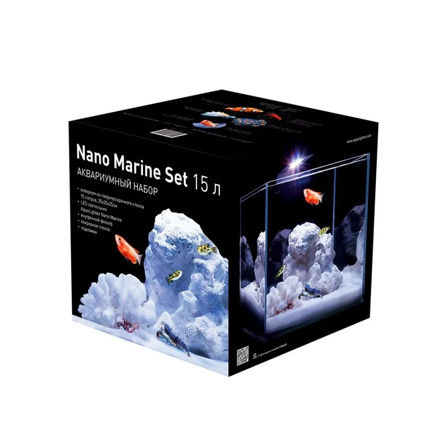 Morské akvárium - nano marine set 15l