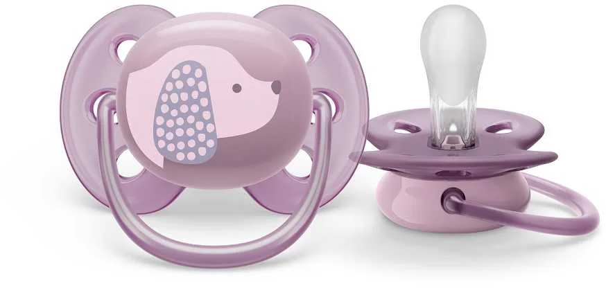 Philips AVENT Cumlík Ultrasoft Premium 6-18m fialová 1 ks 1×1 ks, cumlík