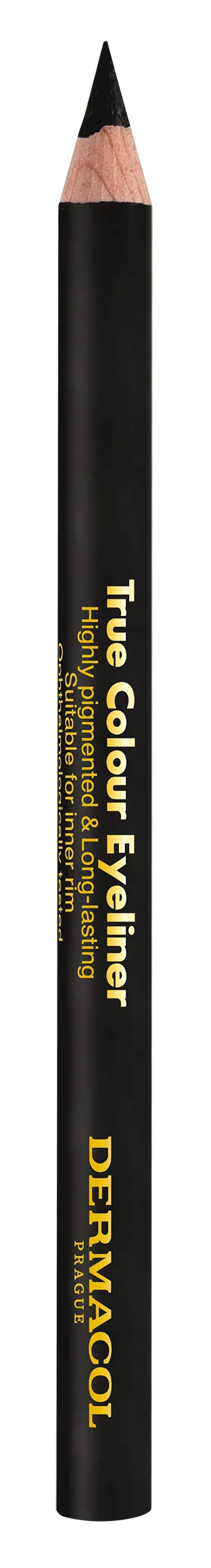 Dermacol True colour eyeliner č. 1 Black 1 ks