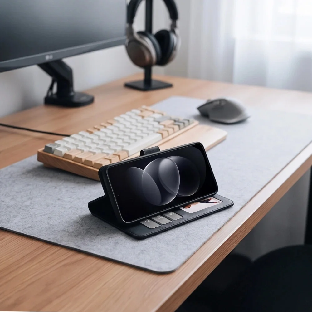 Tech-Protect Wallet knižkové puzdro na Xiaomi Redmi Note 17 Pro Max 5G, čierne