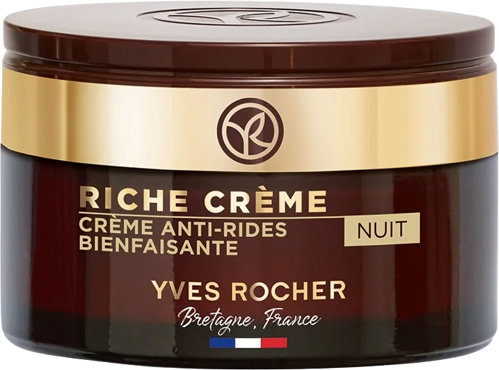 Yves Rocher Nočná starostlivosť proti vráskam RICHE CRÈME 1×50ml, nočný krém proti vráskam