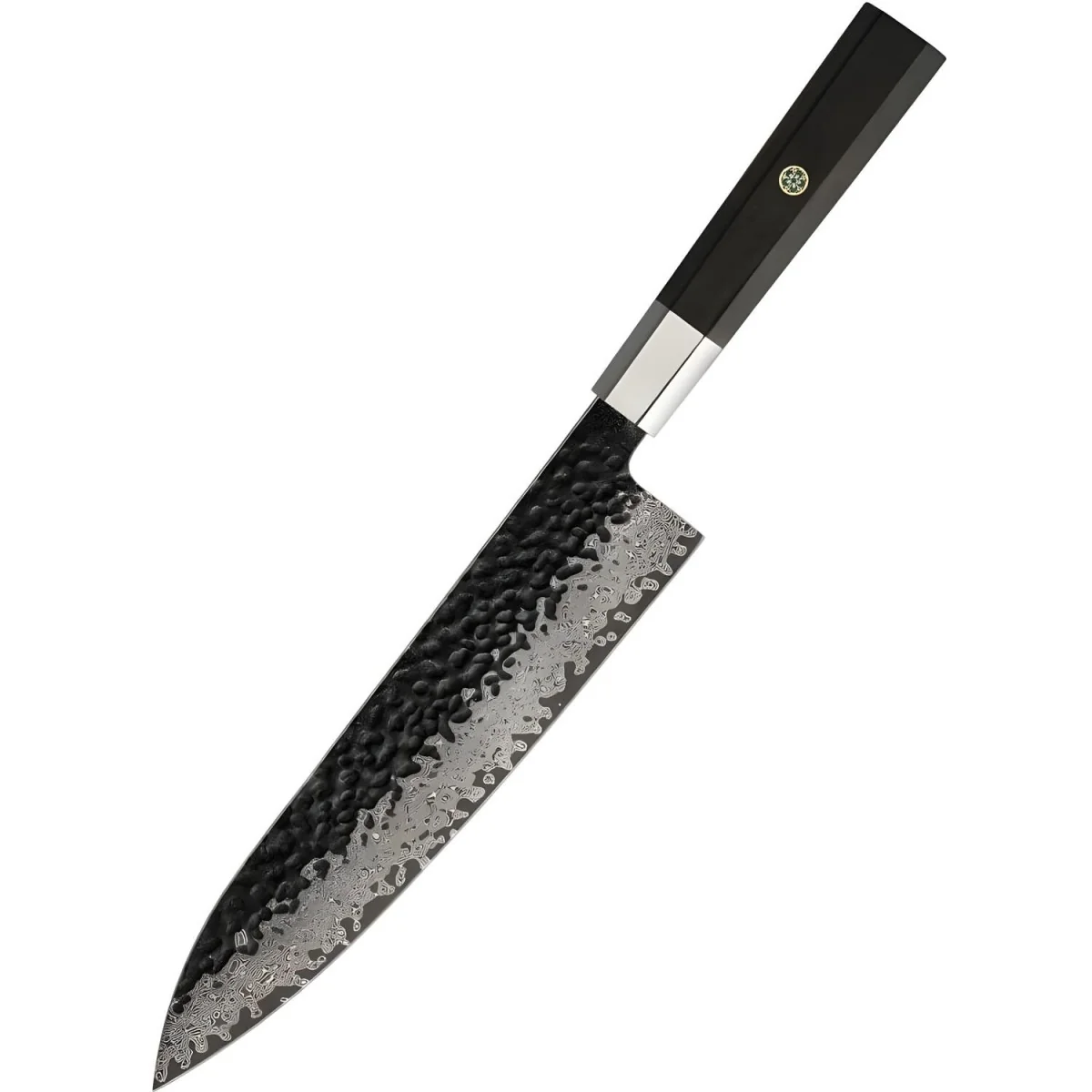 Damaškový kuchynský nôž Yunoka Chef 35 cm, damašková oceľ