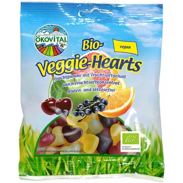 Okovital Želé Srdiečka Vegan Okovital 100g 1×100 g, želé srdiečka