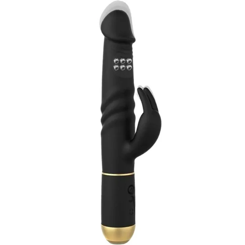 Perličkový prirážací vibrátor Furious Rabbit 2.0 27 cm