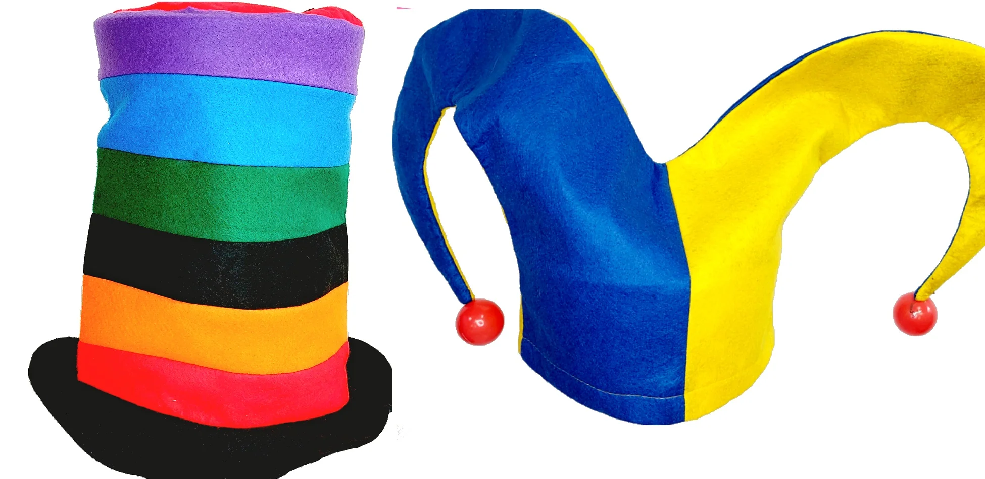 Klobúk color -MOVEO + MOVEO Klobúk šašo +  Klobúk multicolor -MOVEO