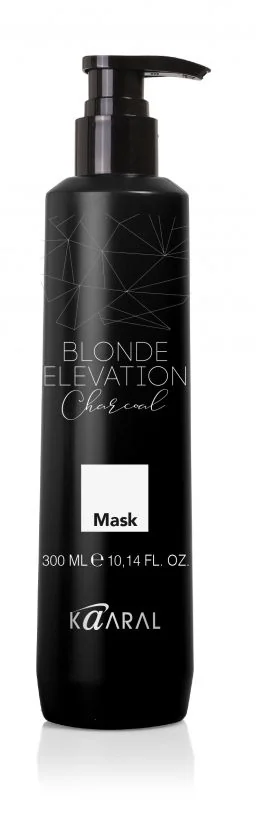 Kaaral Blonde Charcoal Maska s čiernym uhlím 300ml 1×300 ml, tónovacia maska