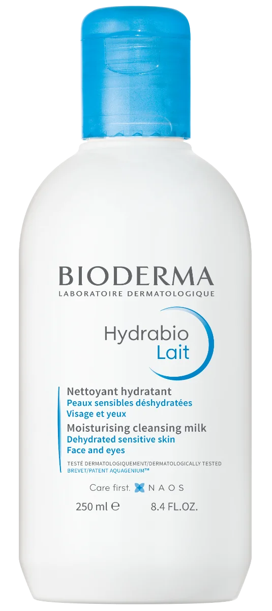BIODERMA Hydrabio MLIEKO 1×250 ml, čistiace mlieko