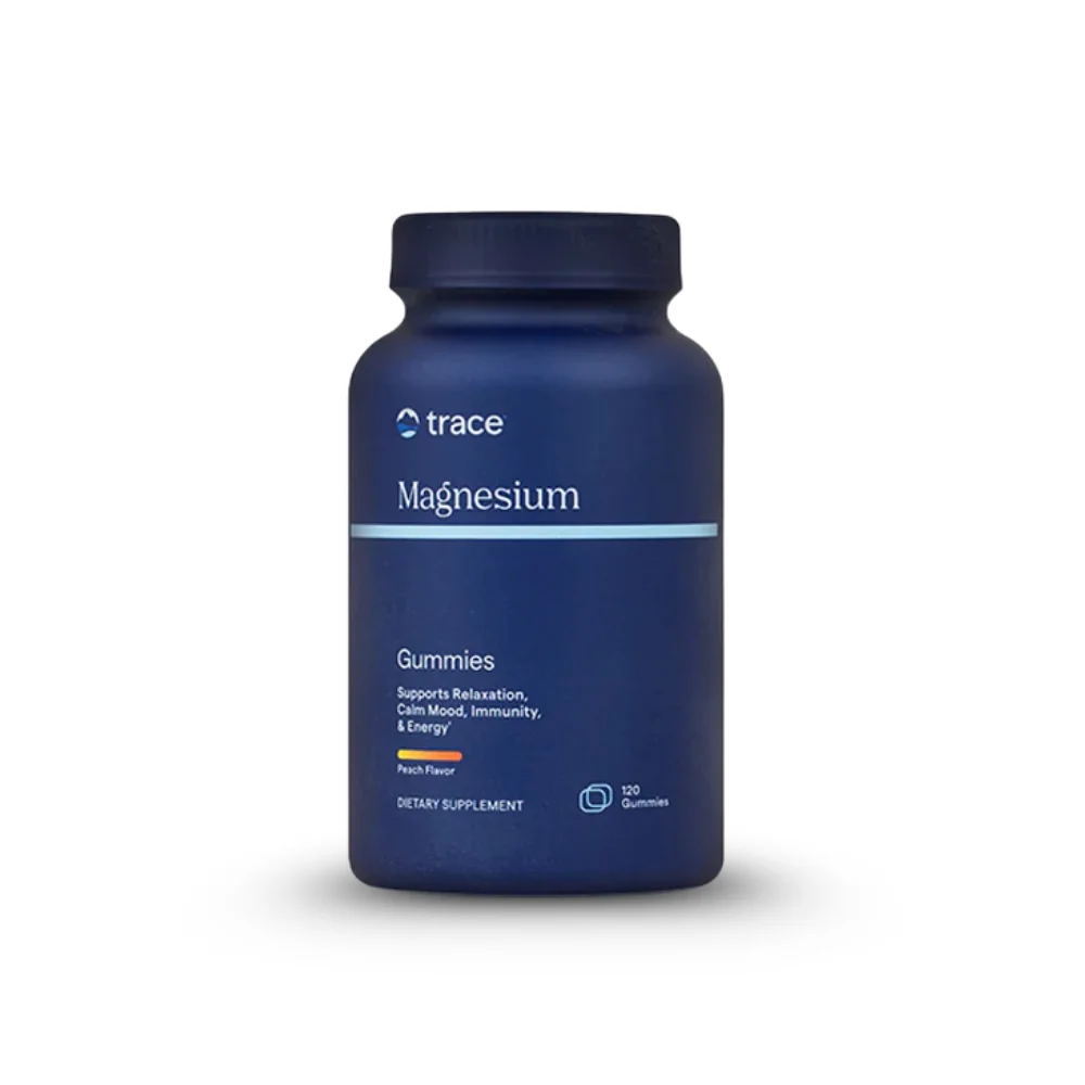 Trace Minerals Magnesium Gummies (Broskyňa), 120 gumových cukríkov