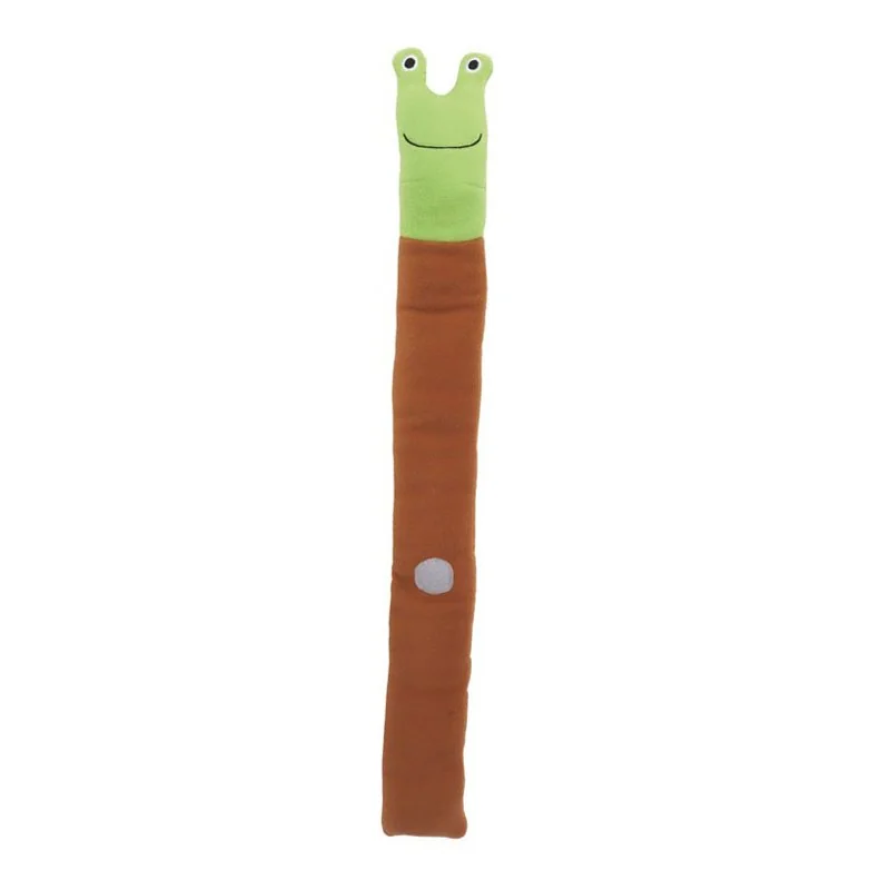 Plyšová hračka rolovací slimák zelená, hnedá