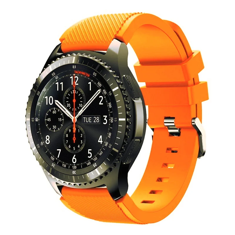 BStrap Silicone Sport remienok na Samsung Gear S3, orange