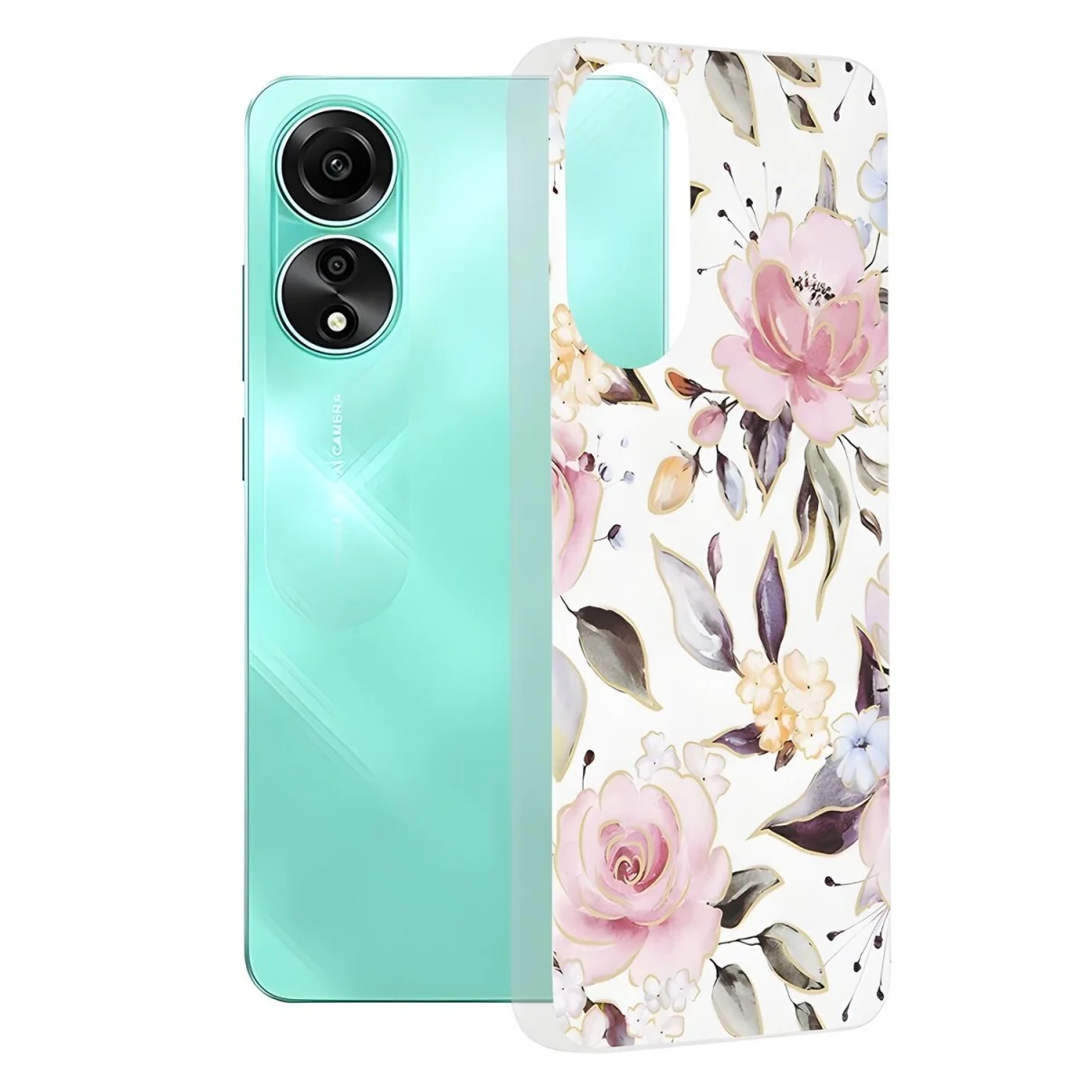 Marble pudro pre Oppo A78 4G - Multifarebná