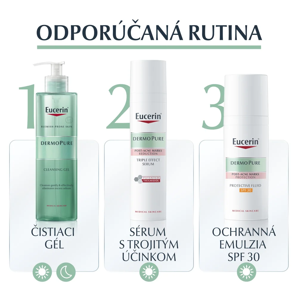 Eucerin DERMOPURE Emulzia SPF30 ochranná, problematická pleť 1x50 ml