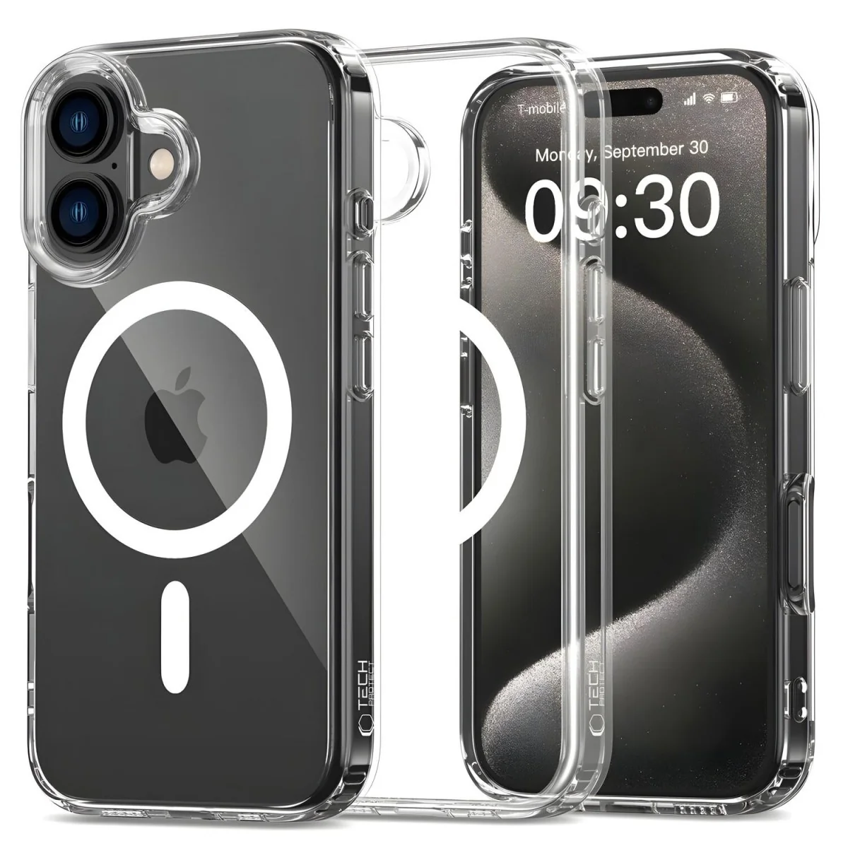 Flexair Hybrid MagSafe obal na iPhone 16 Transparentná, 1 x 1 ks