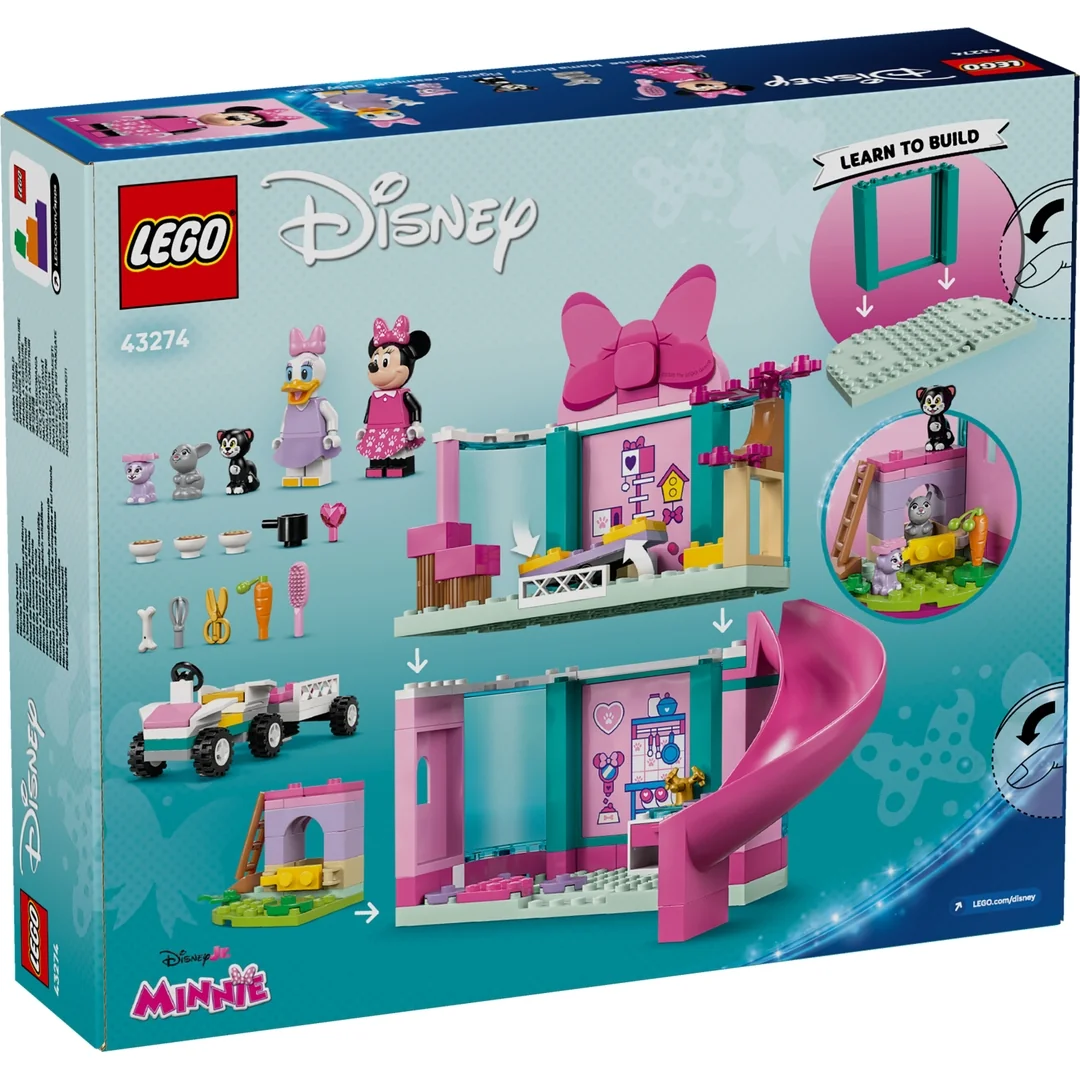 LEGO® │ Disney 43274 Minnie a hotel pre domácich miláčikov